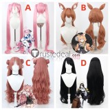 Blue Archive Kurosaki Koyuki Iochi Mari Yozakura Kirara Wakaba Hinata Pink Brown Cosplay Wig