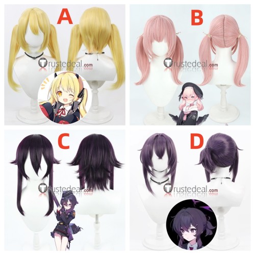 Blue Archive Ibuki Igusa Haruka Shimoe Koharu Yellow Pink Cosplay Wig