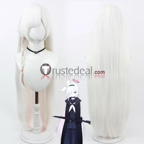 Blue Archive ‌Plana Shiromi Iori Uzawa Reisa Sensei Senpai Silver Green Cosplay Wig