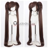 Blue Archive ‌Shichido Yukino Asagi Mutsuki Kawawa Shizuko Hayase Yuka Dark Brown Grey Cosplay Wig