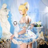 Love Live Eli Ayase True Arabesque Ballet Blue White Dress Cosplay Costume