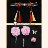Love Live! Honoka Kousaka Hanfu Flowers Spring Festival Dress Cosplay Costume