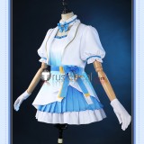 Love Live Aqours The Ninth 9th Anniversary Takami Chika Watanabe You Blue White Dress Cosplay Costume