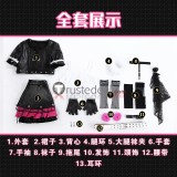Love Live Rock Nico Yazawa Honoka Kousaka Maki Nishikino Black Cosplay Costume