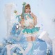 Love Live Minami Kotori Crown Stage Snowman Cosplay Costume 2