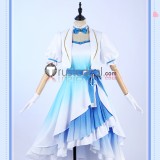 Love Live Aqours The Ninth 9th Anniversary Takami Chika Watanabe You Blue White Dress Cosplay Costume