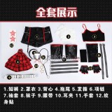 Love Live Rock Nico Yazawa Honoka Kousaka Maki Nishikino Black Cosplay Costume