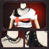 Love Live Rock Nico Yazawa Honoka Kousaka Maki Nishikino Black Cosplay Costume