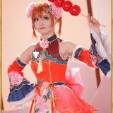 Love Live! Honoka Kousaka Hanfu Flowers Spring Festival Dress Cosplay Costume