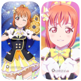 Love Live Sunshine Aqours KURUKURU Cruller Monster Strike Chika Takami Styled Ponytail Cosplay Wig