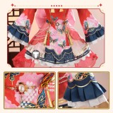 Love Live! Honoka Kousaka Hanfu Flowers Spring Festival Dress Cosplay Costume