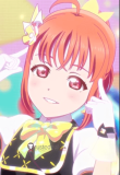 Love Live Sunshine Aqours KURUKURU Cruller Monster Strike Chika Takami Styled Ponytail Cosplay Wig