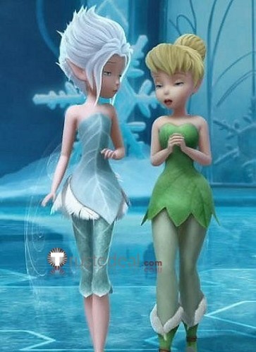 The Pirate Fairy Periwinkle Peri Silver Styled Cosplay Wig
