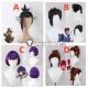 Overwatch D.Va Hanzo Juno Dark Brown Purple Styled Cosplay Wig