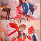 Love Live! Honoka Kousaka Hanfu Flowers Spring Festival Dress Cosplay Costume