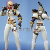Overwatch LE SSERAFIM Mercy Juno Mei Junker Queen Blonde Golden Pink Styled Cosplay Wig