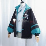 Arknights Great Yan Black Coat Cosplay Costume