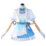 Love Live Aqours The Ninth 9th Anniversary Takami Chika Watanabe You Blue White Dress Cosplay Costume