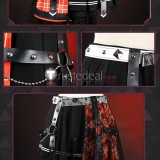 Love Live Rock Nico Yazawa Honoka Kousaka Maki Nishikino Black Cosplay Costume