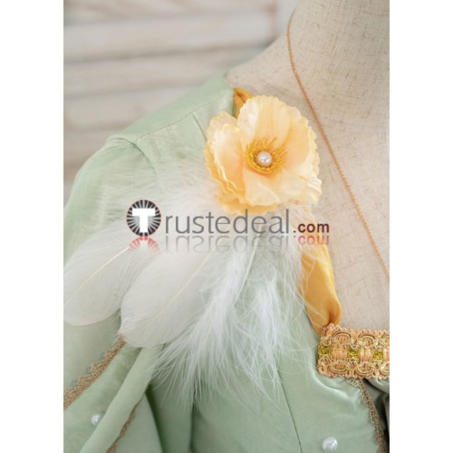 Akagami no Shirayukihime Shirayuki Light Green Dress Cosplay Costume