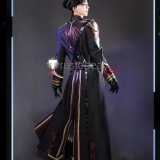 Love and Deepspace Caleb Far Space Military Uniform Black Cosplay Costume