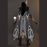 Genshin Impact II Capitano The Captain Black Grey Set Cosplay Costume