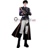 Love and Deepspace Caleb Far Space Military Uniform Black Cosplay Costume