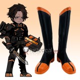 Limbus Company Heathcliff Sinclair Jia Qiu Hong Lu Lei Heng Red Black Cosplay Shoes Boots