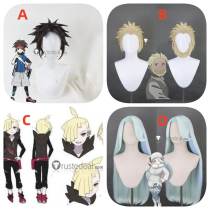 Pokemon Sun And Moon Pokemon SM Gladion Doctor Mohn Sword and Shield Melony Nate Styled Cosplay Wig