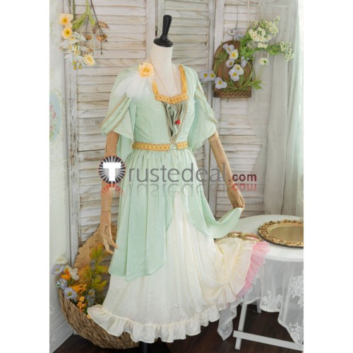 Akagami no Shirayukihime Shirayuki Light Green Dress Cosplay Costume