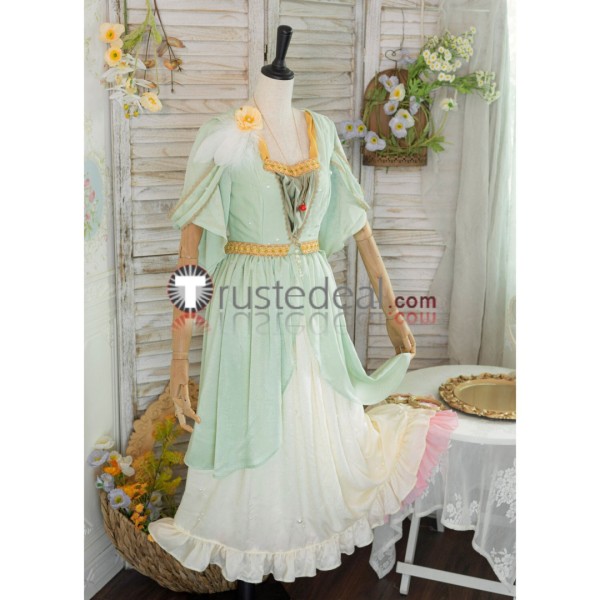 Akagami no Shirayukihime Shirayuki Light Green Dress Cosplay Costume