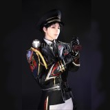 Love and Deepspace Caleb Far Space Military Uniform Black Cosplay Costume
