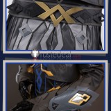 Genshin Impact II Capitano The Captain Black Grey Set Cosplay Costume