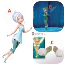 The Pirate Fairy Secret of the Wings Periwinkle Tinker Bell Peri Tink Cosplay Shoes Boots