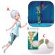 The Pirate Fairy Secret of the Wings Periwinkle Tinker Bell Peri Tink Cosplay Shoes Boots