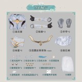 Miaowu Meow House Genshin Impact Traveler Lumine Set Cosplay Costume