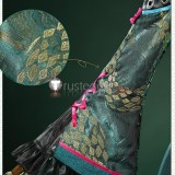 Vocaloid Miku The Year of Snake Hanfu Cheongsam Dark Green Cosplay Costume