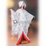 Vocaloid Miku Ichigo Shiromuku Snow 2013 White Kimono Cosplay Costume Custom Size
