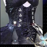Punishing Gray Raven Liv Dreamcatcher Butterflies Lolita Dress Purple Black Cosplay Costume