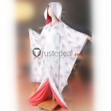 Vocaloid Miku Ichigo Shiromuku Snow 2013 White Kimono Cosplay Costume Custom Size