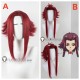 YuGiOh GX 5D Akiza Izinski Wine Red Styled Cosplay Wig