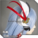 Genshin Impact Shenhe Hanfu Cheongsam Black Cosplay Costume