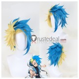Beyblade X Multi Nana-iro Ekusu Kurosu Jaxon Cross Highlights Black Blue Styled Cosplay Wig