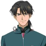 Neon Genesis Evangelion Rei Ayanami Ryoji Kaji Brown Blue Styled Cosplay Wig