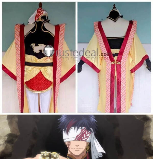 Shuumatsu no Valkyrie Record of Ragnarok King Qin Shi Huang Ying Zheng Cosplay Costume
