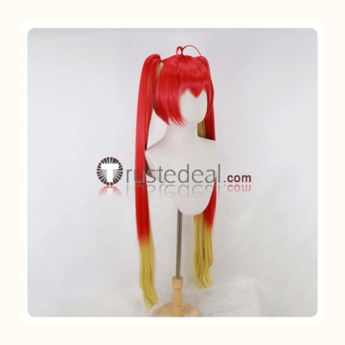 OreTwi Gonna be the Twintail Ore Twintail ni Narimasu Soji Mitsuka Red Yellow Ponytails Styled Cosplay Wig