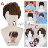 Kamen Rider Shoma Inoue Shoma Stomach Rakia Amarga Brown Highlights Styled Cosplay Wig
