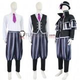 Limbus Company Oufi Assoc. South Section 3 Heathcliff Black Strips Cosplay Costume