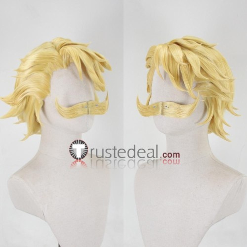 Fate Grand Order FGO Goredolf Musik Golden Blonde Styled Cosplay Wig