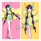 Black 2 and White 2 Elesa Black Purple Blue Styled Cosplay Wig